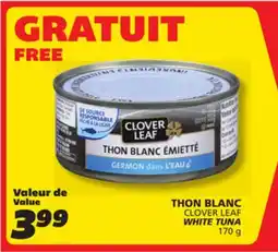 IGA CLOVER LEAF WHITE TUNA offer