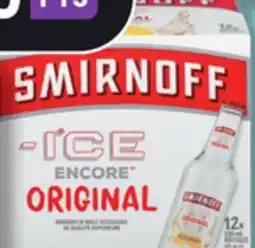 IGA SMIRNOFF ICE ALCOHOLIC MALT BEVERAGE offer