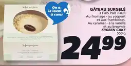 IGA 3 FOIS PAR JOUR FROZEN CAKE offer