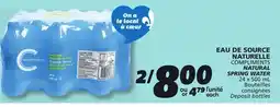 IGA COMPLIMENTS NATURAL SPRING WATER offer