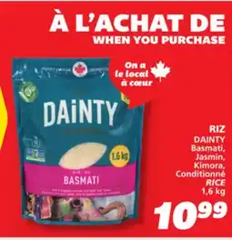 IGA DAINTY RICE offer