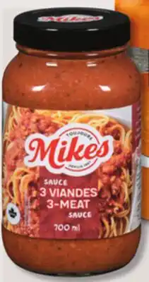 IGA MIKES PASTA SAUCE offer