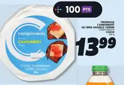IGA COMPLIMENTS CHEESE offer