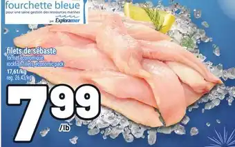 Metro FILETS DE SÉBASTE | ROCKFISH FILLETS offer