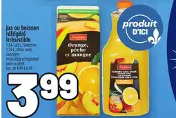 Metro JUS OU BOISSON RÉFRIGÉRÉ IRRÉSISTIBLE | IRRÉSISTIBLE REFRIGERATED JUICE OR DRINK offer