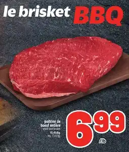 Metro POITRINE DE BOEUF ENTIÈRE | WHOLE BEEF BRISKET offer