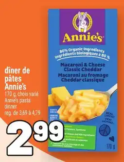 Metro DÎNER DE PÂTES ANNIE'S | ANNIE'S PASTA DINNER offer
