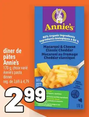 Metro DÎNER DE PÂTES ANNIE'S | ANNIE'S PASTA DINNER offer