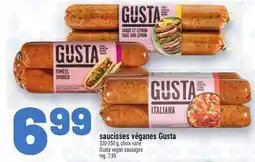 Metro SAUCISSES VÉGANES GUSTA | GUSTA VEGAN SAUSAGES offer