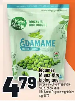 Metro LÉGUMES MIEUX-ÊTRE BIOLOGIQUE | LIFE SMART ORGANIC VEGETABLES offer