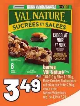 Metro BARRES VAL NATURE | NATURE VALLEY BARS offer
