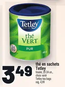Metro THÉ EN SACHETS TETLEY | TETLEY TEA BAGS offer