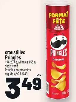 Metro CROUSTILLES PRINGLES | PRINGLES POTATO CHIPS offer
