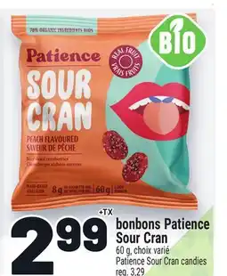 Metro BONBONS PATIENCE SOUR CRAN | PATIENCE SOUR CRAN CANDIES offer