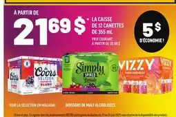 Metro LA CAISSE DE 12 CANETTES DE 355 ML offer
