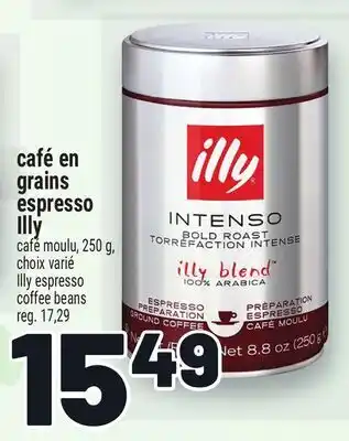 Metro CAFÉ EN GRAINS ESPRESSO ILLY | ILLY ESPRESSO COFFEE BEANS offer