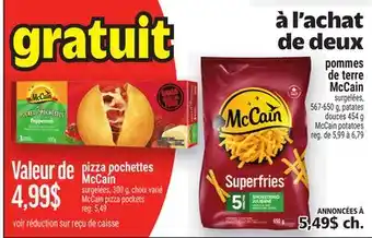 Metro POMMES DE TERRE MCCAIN | MCCAIN POTATOES offer