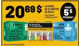Metro LA CAISSE DE 12 CANETTES DE offer