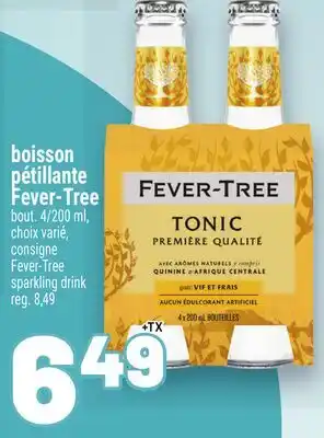 Metro BOISSON PÉTILLANTE FEVER-TREE | FEVER-TREE SPARKLING DRINK offer