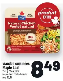 Metro VIANDES CUISINÉES MAPLE LEAF | MAPLE LEAF COOKED MEATS offer