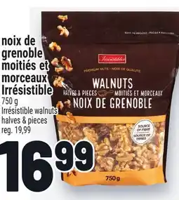 Metro NOIX DE GRENOBLE MOITIÉS ET MORCEAUX IRRÉSISTIBLE | IRRÉSISTIBLE WALNUTS HALVES & PIECES offer