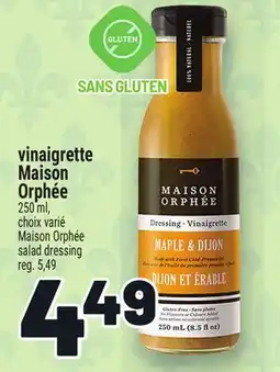 Metro VINAIGRETTE MAISON ORPHÉE | MAISON ORPHÉE SALAD DRESSING offer