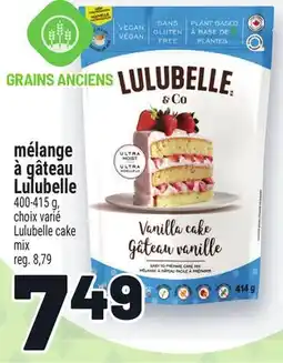 Metro MÉLANGE À GÂTEAU LULUBELLE | LULUBELLE CAKE MIX offer