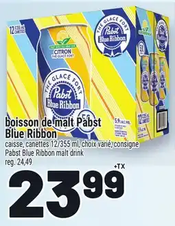 Metro BOISSON DE MALT PABST BLUE RIBBON | PABST BLUE RIBBON MALT DRINK offer