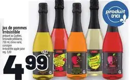 Metro JUS DE POMMES IRRÉSISTIBLE | IRRÉSISTIBLE APPLE JUICE offer