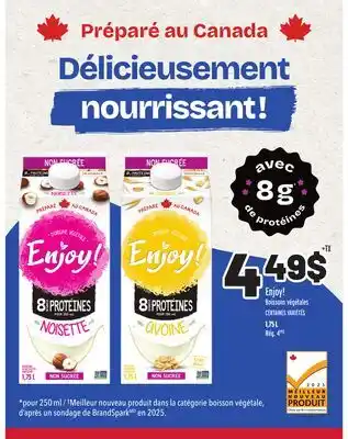 Metro ENJOY! BOISSONS VÉGÉTALES offer