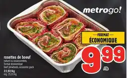 Metro ROSETTES DE BOEUF | BEEF PINWHEELS ECONOMIC PACK offer