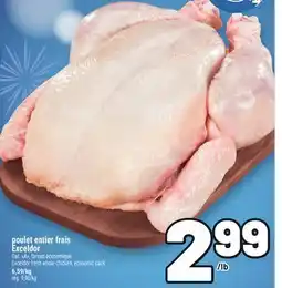 Metro POULET ENTIER FRAIS EXCELDOR | EXCELDOR FRESH WHOLE CHICKEN offer