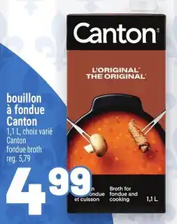 Metro BOUILLON À FONDUE CANTON | CANTON FONDUE BROTH offer
