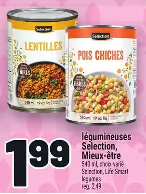Metro LÉGUMINEUSES SELECTION, MIEUX-ÊTRE | SELECTION, LIFE SMART LEGUMES offer