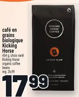 Metro CAFÉ EN GRAINS BIOLOGIQUE KICKING HORSE | KICKING HORSE ORGANIC COFFEE BEANS offer