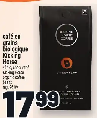 Metro CAFÉ EN GRAINS BIOLOGIQUE KICKING HORSE | KICKING HORSE ORGANIC COFFEE BEANS offer