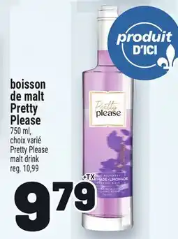 Metro BOISSON DE MALT PRETTY PLEASE | PRETTY PLEASE MALT DRINK offer