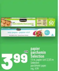 Metro PAPIER PARCHEMIN SELECTION | SELECTION PARCHMENT PAPER offer