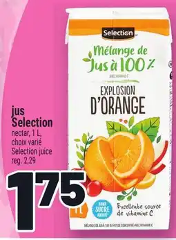 Metro JUS SELECTION | SELECTION JUICE offer