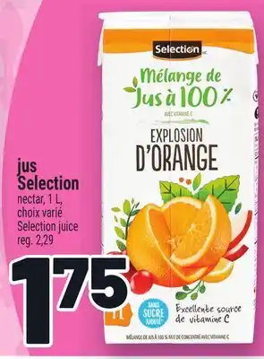 Metro JUS SELECTION | SELECTION JUICE offer