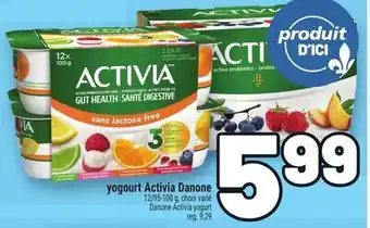 Metro YOGOURT ACTIVIA DANONE | DANONE ACTIVIA YOGURT offer