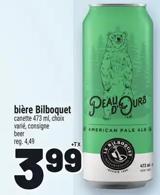 Metro BIÈRE BILBOQUET CANETTE | BEER offer