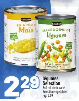 Metro LÉGUMES SELECTION | SELECTION VEGETABLES offer