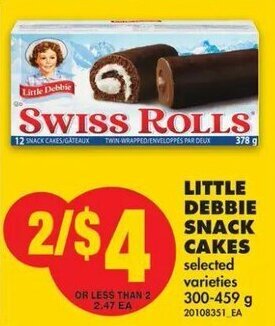 No Frills Little debbie snack cakes offer
