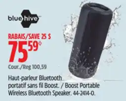 Canadian Tire Bluehive Boost Portable Wireless Bluetooth Speaker offer