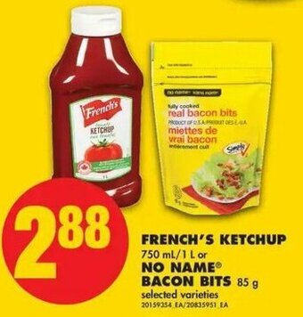 No Frills French's ketchup offer