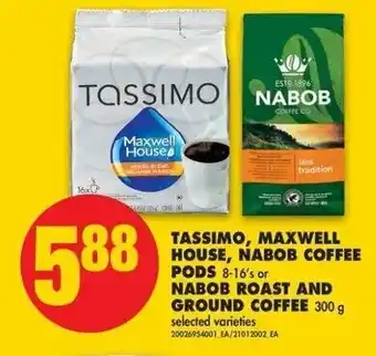 No Frills Tassimo, maxwell house offer