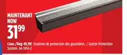 Canadian Tire Gutter Protection System offer