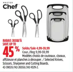 Canadian Tire Selected Knives, Scissors, Sharpener and Cutting Boards offer
