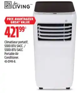 Canadian Tire For Living 5300-BTU SACC Portable Air Conditioner offer